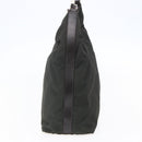 GUCCI Shoulder Bag Nylon Khaki Silver 001 1955 Auth 148272-3