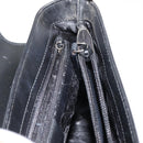 GUCCI Shoulder Bag Leather Black Silver Auth 148273-19