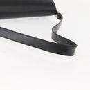 GUCCI Shoulder Bag Leather Black Silver Auth 148273-7