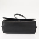 GUCCI Shoulder Bag Leather Black Silver Auth 148273-5