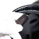 GUCCI Abbey Shoulder Bag Enamel Black Gold 189833 Auth 148274-12