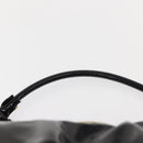 GUCCI Abbey Shoulder Bag Enamel Black Gold 189833 Auth 148274-14