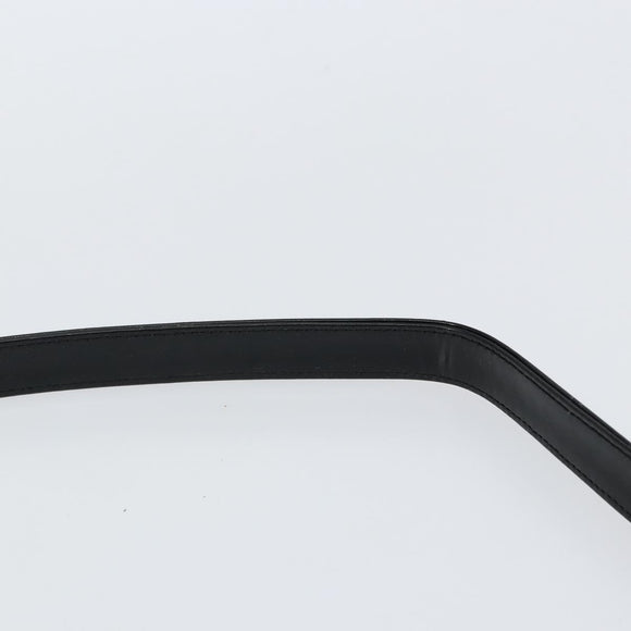 GUCCI Hand Bag Enamel 2way Black Silver 000 1274 0505 Auth 148275