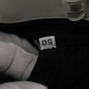 PRADA Hand Bag Enamel Gray Auth 148279-12