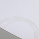 PRADA Hand Bag Enamel Gray Auth 148279-8