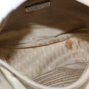 PRADA Shoulder Bag Nylon Ivory Auth 148280-9