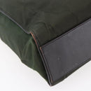 PRADA Tote Bag Nylon Khaki Gold Auth 148282-16