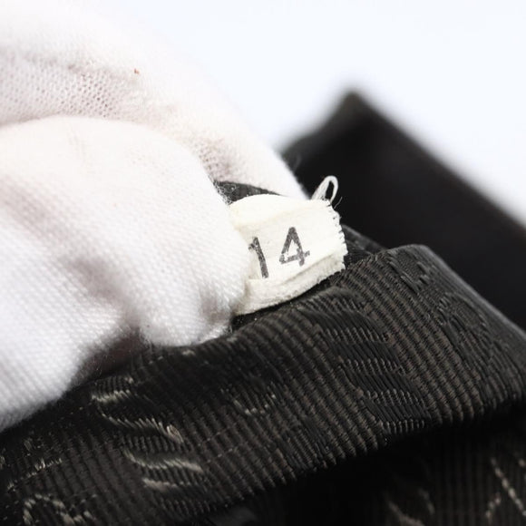 PRADA Tote Bag Nylon Khaki Gold Auth 148282