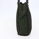 PRADA Tote Bag Nylon Khaki Gold Auth 148282-3