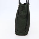 PRADA Tote Bag Nylon Khaki Gold Auth 148282-4