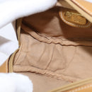 GUCCI Micro GG Supreme Shoulder Bag PVC Beige Gold 007 067 0523 Auth 148285-18