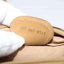 GUCCI Micro GG Supreme Shoulder Bag PVC Beige Gold 007 067 0523 Auth 148285-12