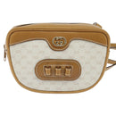 GUCCI Micro GG Supreme Shoulder Bag PVC Beige Gold 007 067 0523 Auth 148285-13