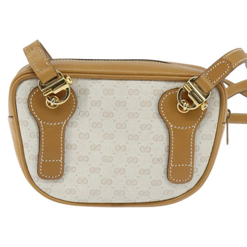 GUCCI Micro GG Supreme Shoulder Bag PVC Beige Gold 007 067 0523 Auth 148285 - 0