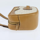 GUCCI Micro GG Supreme Shoulder Bag PVC Beige Gold 007 067 0523 Auth 148285-3