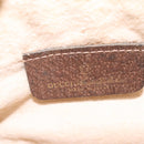 GUCCI GG Supreme Shoulder Bag PVC Beige Gold Auth 148286-18