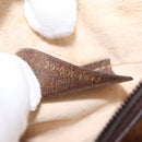 GUCCI GG Supreme Shoulder Bag PVC Beige Gold Auth 148286-12