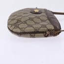 GUCCI GG Supreme Shoulder Bag PVC Beige Gold Auth 148286-4