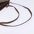 GUCCI GG Supreme Shoulder Bag PVC Beige Gold Auth 148286-7