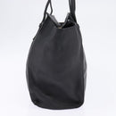 Salvatore Ferragamo Gancini Tote Bag Leather Black Gold Auth 148288-4