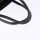 Salvatore Ferragamo Gancini Tote Bag Leather Black Gold Auth 148288-7