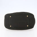PRADA Hand Bag Nylon 2way Khaki Gold Auth 148290-5