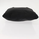 PRADA Tote Bag Nylon Black Silver Auth 148293-5