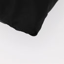 PRADA Tote Bag Nylon Black Silver Auth 148293-17