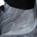 PRADA Tote Bag Nylon Black Silver Auth 148293-23