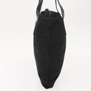 PRADA Tote Bag Nylon Black Silver Auth 148293-3