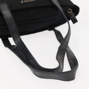 PRADA Tote Bag Nylon Black Silver Auth 148293-7