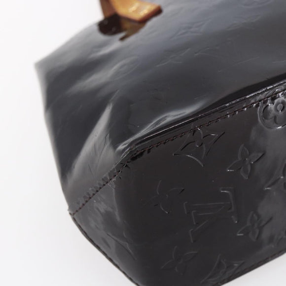 LOUIS VUITTON Monogram Vernis Reade PM Hand Bag Amarante M91993 LV Auth 148294