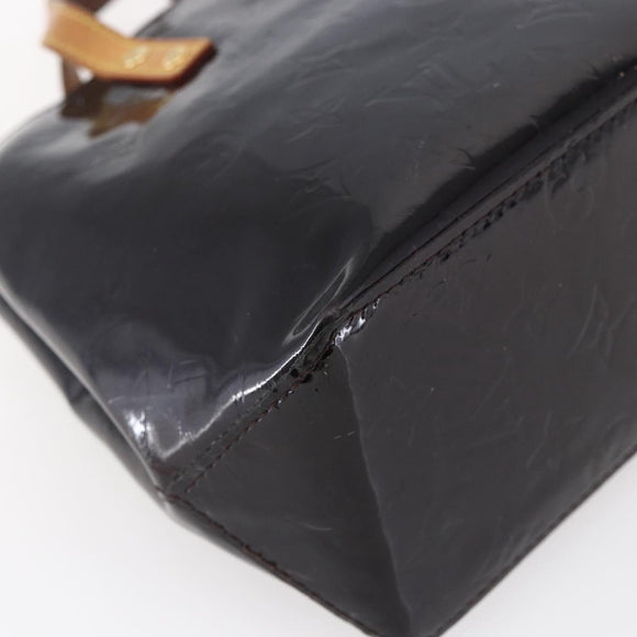 LOUIS VUITTON Monogram Vernis Reade PM Hand Bag Amarante M91993 LV Auth 148294
