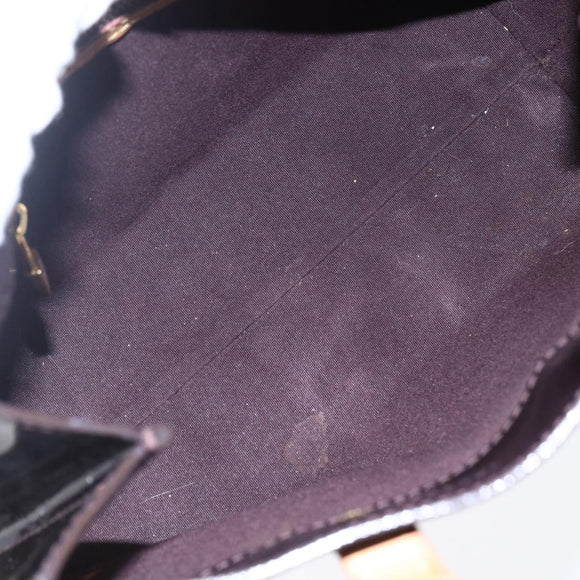 LOUIS VUITTON Monogram Vernis Reade PM Hand Bag Amarante M91993 LV Auth 148294