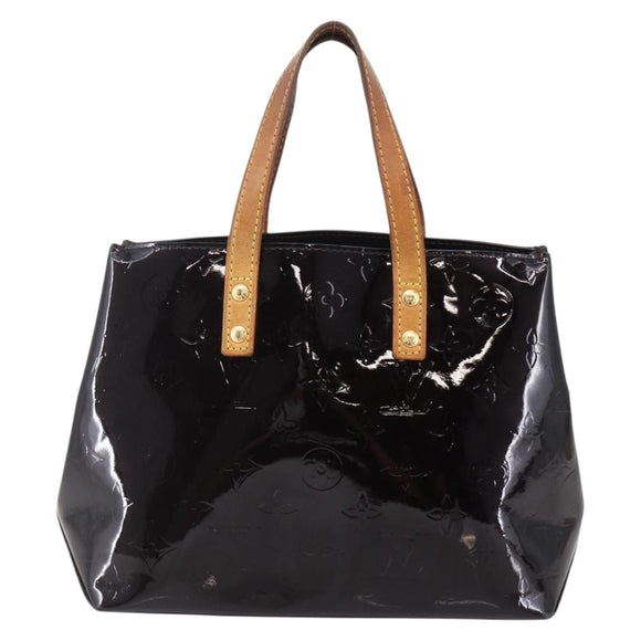 LOUIS VUITTON Monogram Vernis Reade PM Hand Bag Amarante M91993 LV Auth 148294