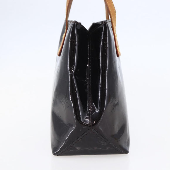 LOUIS VUITTON Monogram Vernis Reade PM Hand Bag Amarante M91993 LV Auth 148294