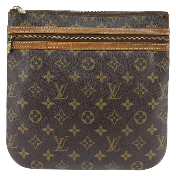LOUIS VUITTON Monogram Pochette Bosphore Shoulder Bag M40044 LV Auth 148298