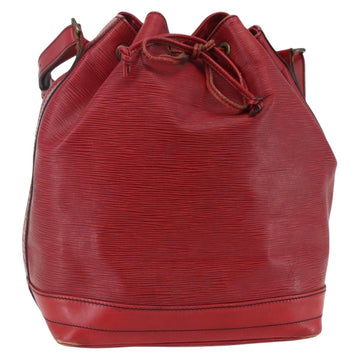 LOUIS VUITTON Epi Noe Shoulder Bag Red M44007 LV Auth 148309