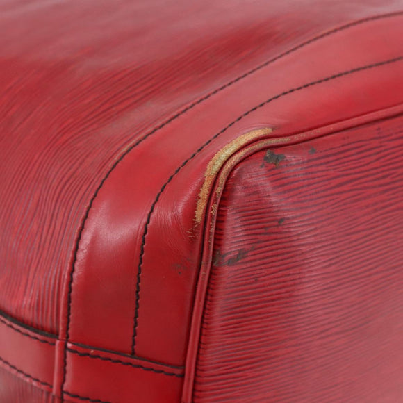 LOUIS VUITTON Epi Noe Shoulder Bag Red M44007 LV Auth 148309