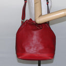 LOUIS VUITTON Epi Noe Shoulder Bag Red M44007 LV Auth 148309-21