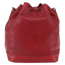 LOUIS VUITTON Epi Noe Shoulder Bag Red M44007 LV Auth 148309-2