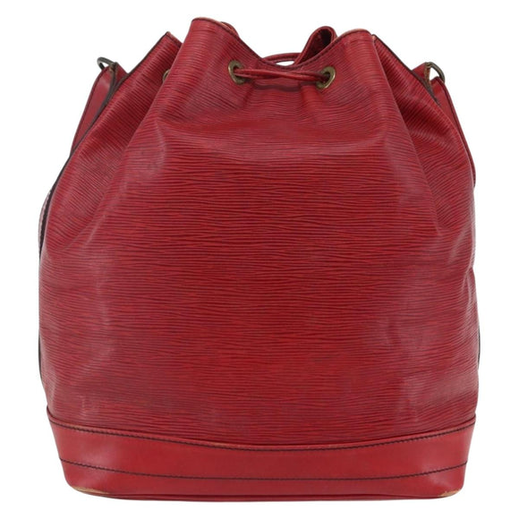 LOUIS VUITTON Epi Noe Shoulder Bag Red M44007 LV Auth 148309