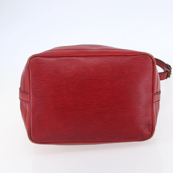 LOUIS VUITTON Epi Noe Shoulder Bag Red M44007 LV Auth 148309
