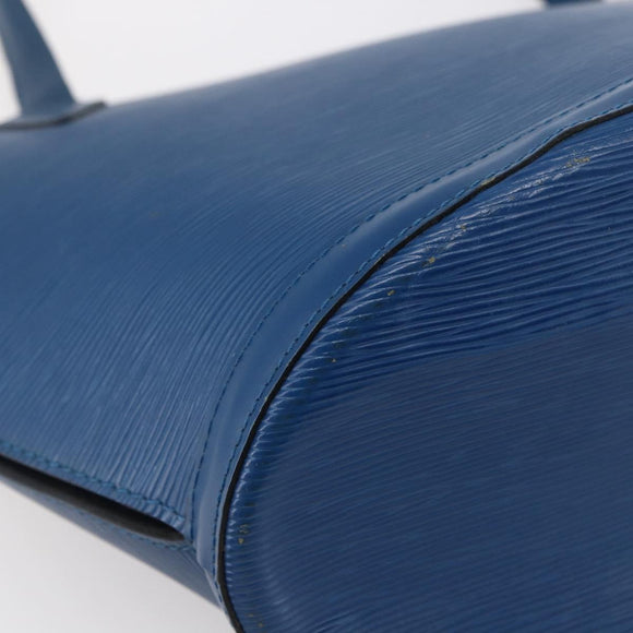 LOUIS VUITTON Epi Saint Jacques Shopping Shoulder Bag Blue M52275 LV Auth 148310