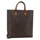 LOUIS VUITTON Monogram Sac Plat Hand Bag M51140 LV Auth 148311-1