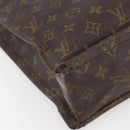 LOUIS VUITTON Monogram Sac Plat Hand Bag M51140 LV Auth 148311-14