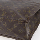 LOUIS VUITTON Monogram Sac Plat Hand Bag M51140 LV Auth 148311-15