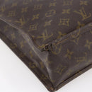 LOUIS VUITTON Monogram Sac Plat Hand Bag M51140 LV Auth 148311-16