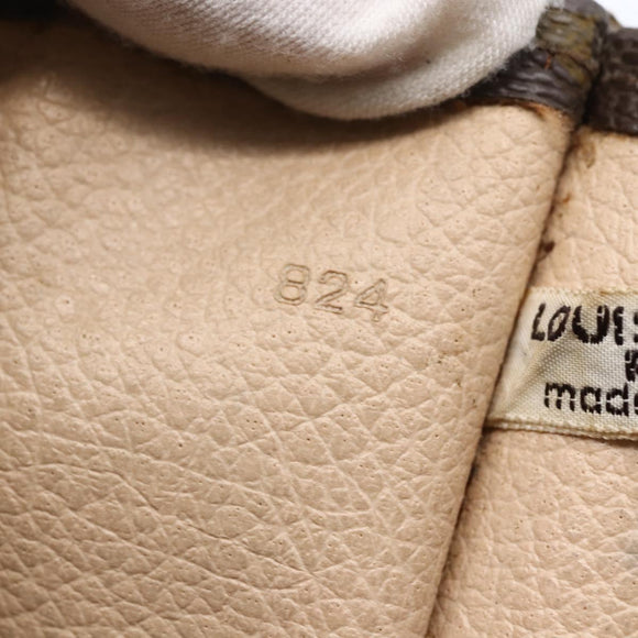 LOUIS VUITTON Monogram Sac Plat Hand Bag M51140 LV Auth 148311