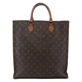 LOUIS VUITTON Monogram Sac Plat Hand Bag M51140 LV Auth 148311 - 0